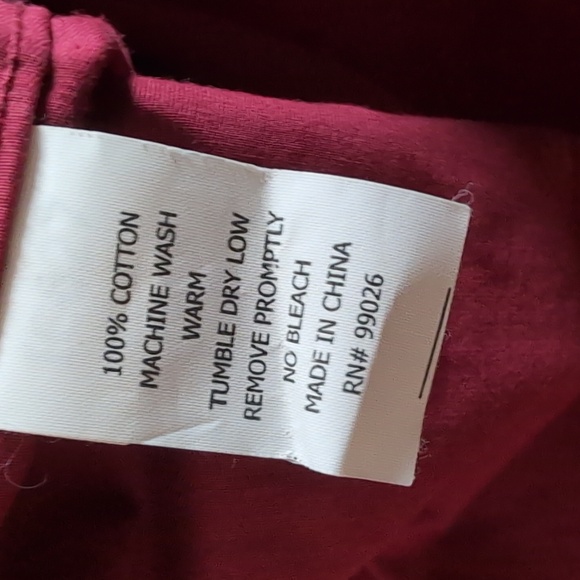 Arborwear Red Cotton Canvas Button-Up Shirt mens XXL - Picture 5 of 8